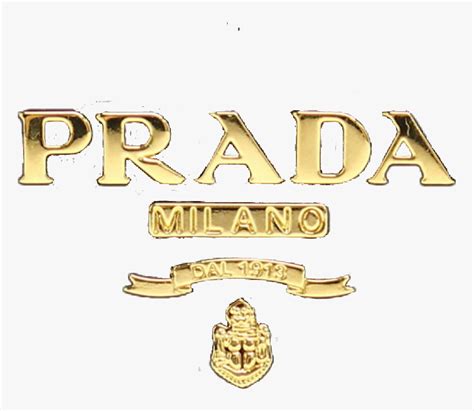 stemma prada|prada logo in gold.